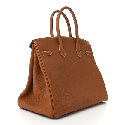 Hermes Togo Birkin 35 Gold 3 of 11