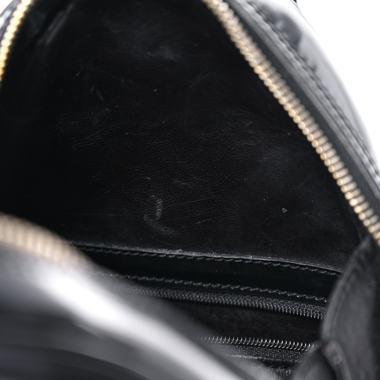 Gucci Patent Bamboo Backpack Sling Black 12 of 23