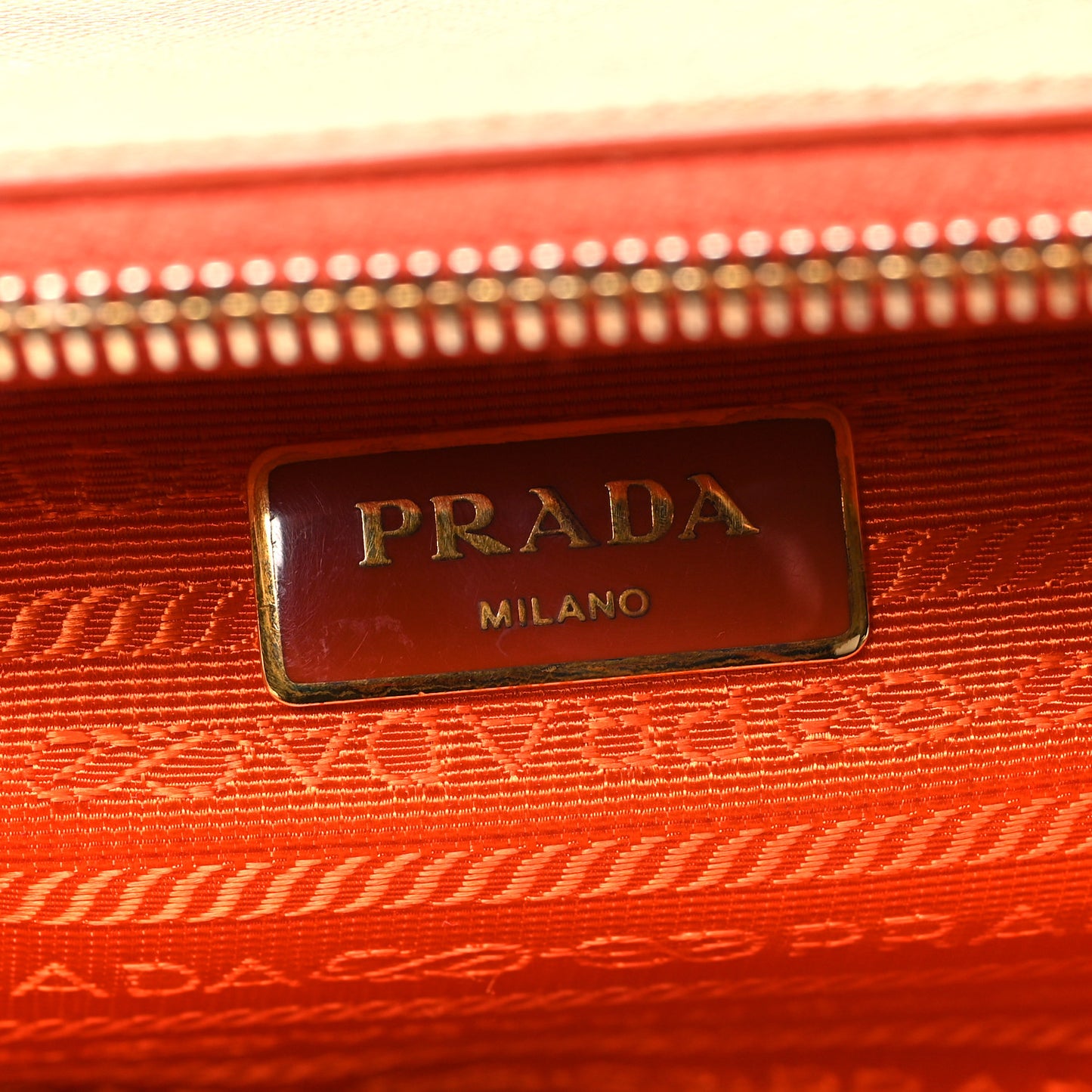 Saffiano Large Galleria Double Zip Tote Papaya