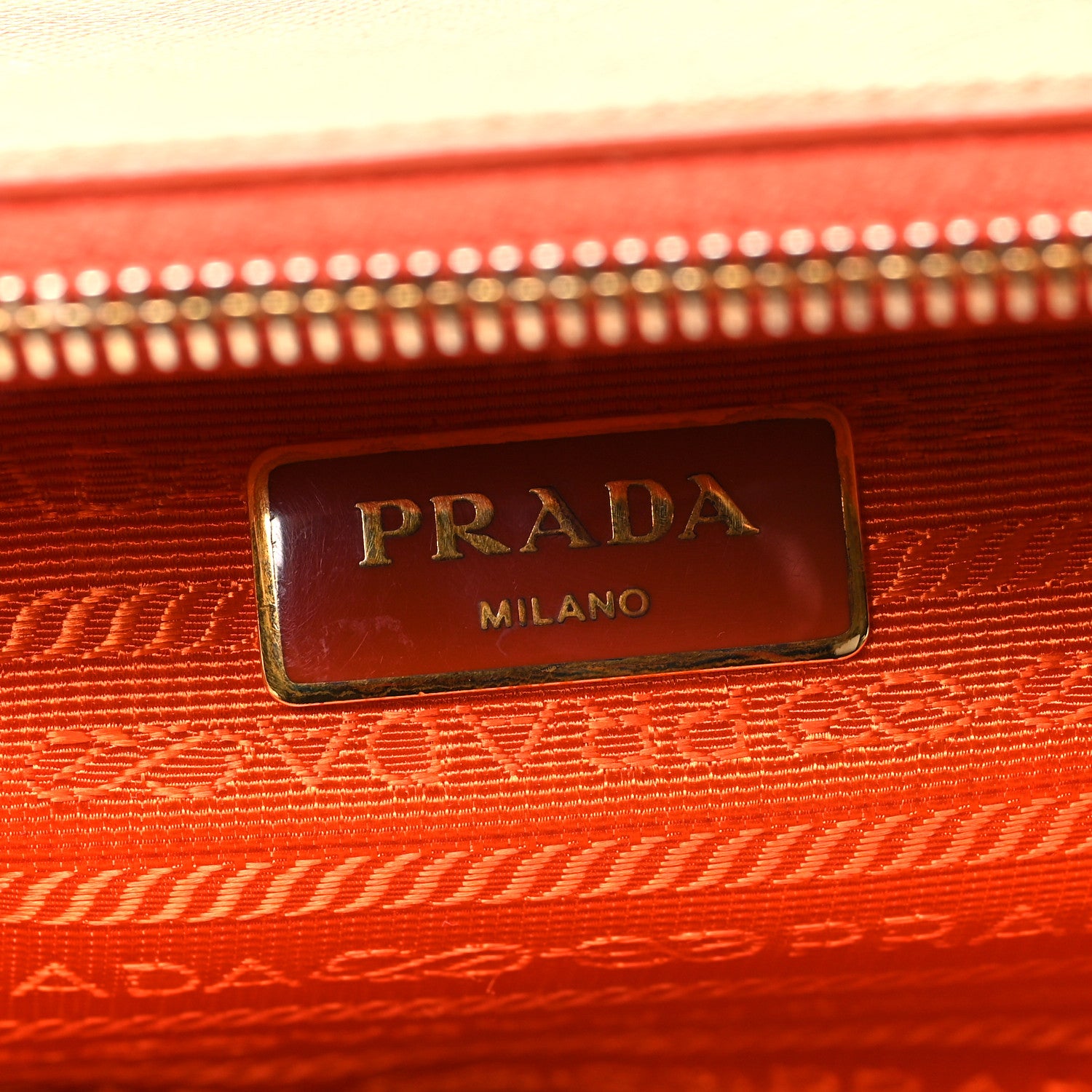 Prada Saffiano Large Galleria Double Zip Tote Papaya 7 of 13