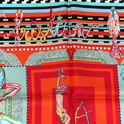 Christian Dior Silk Serpents Print Scarf Multicolor 2 of 5