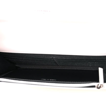 Chanel Glossy Calfskin Quilted Chanel 19 Wallet On Chain WOC White Black 4 of 15