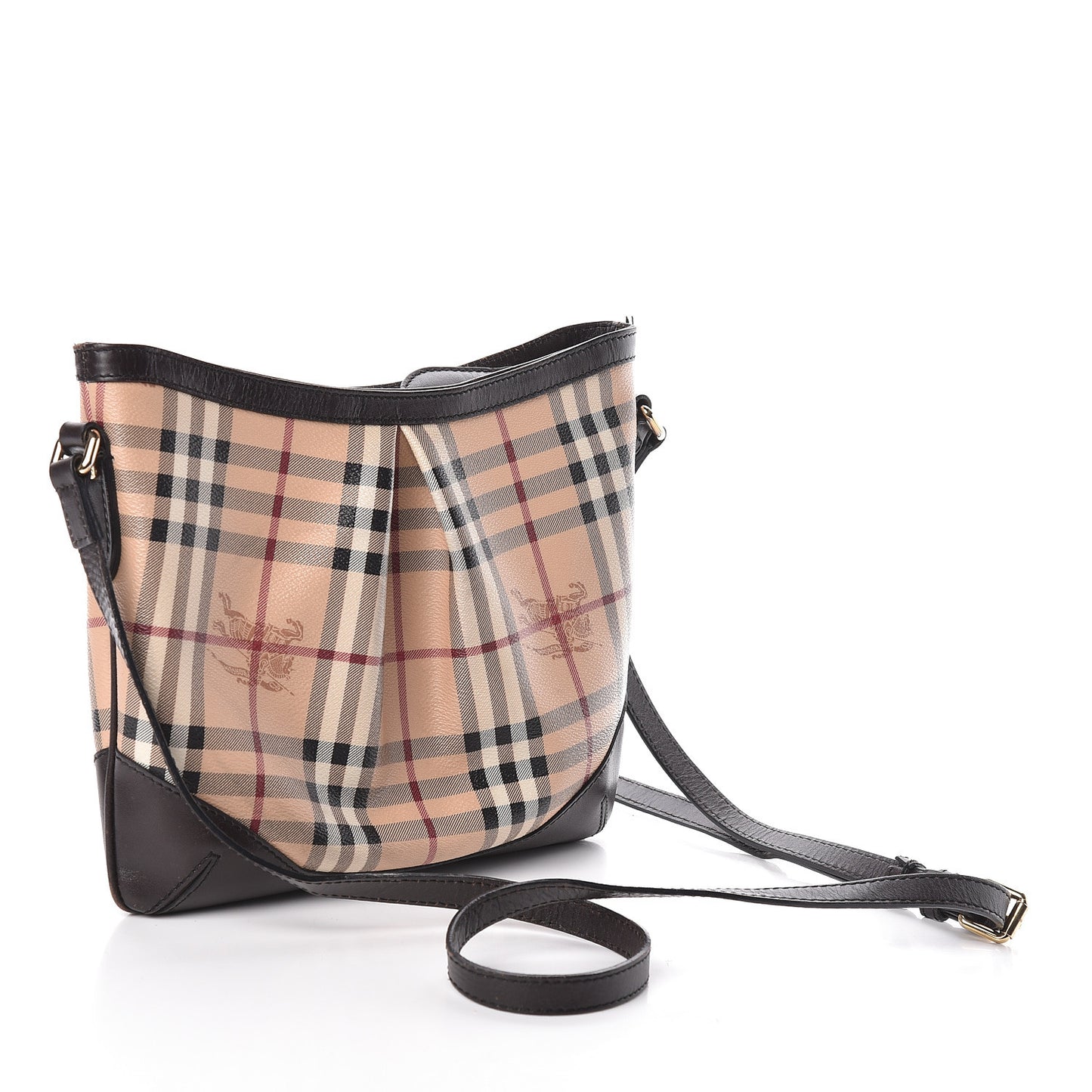 Haymarket Check Hartham Shoulder Bag Chocolate