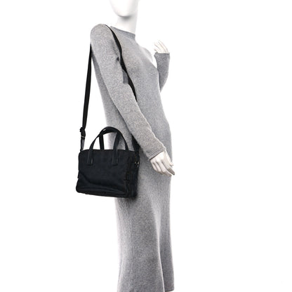 Chanel Nylon Travel Shoulder Bag Black 2 of 11