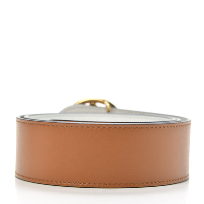 Fendi Vitello Liberty F is Fendi Bi-Color Reversible Belt 80 Caramello White 2 of 4