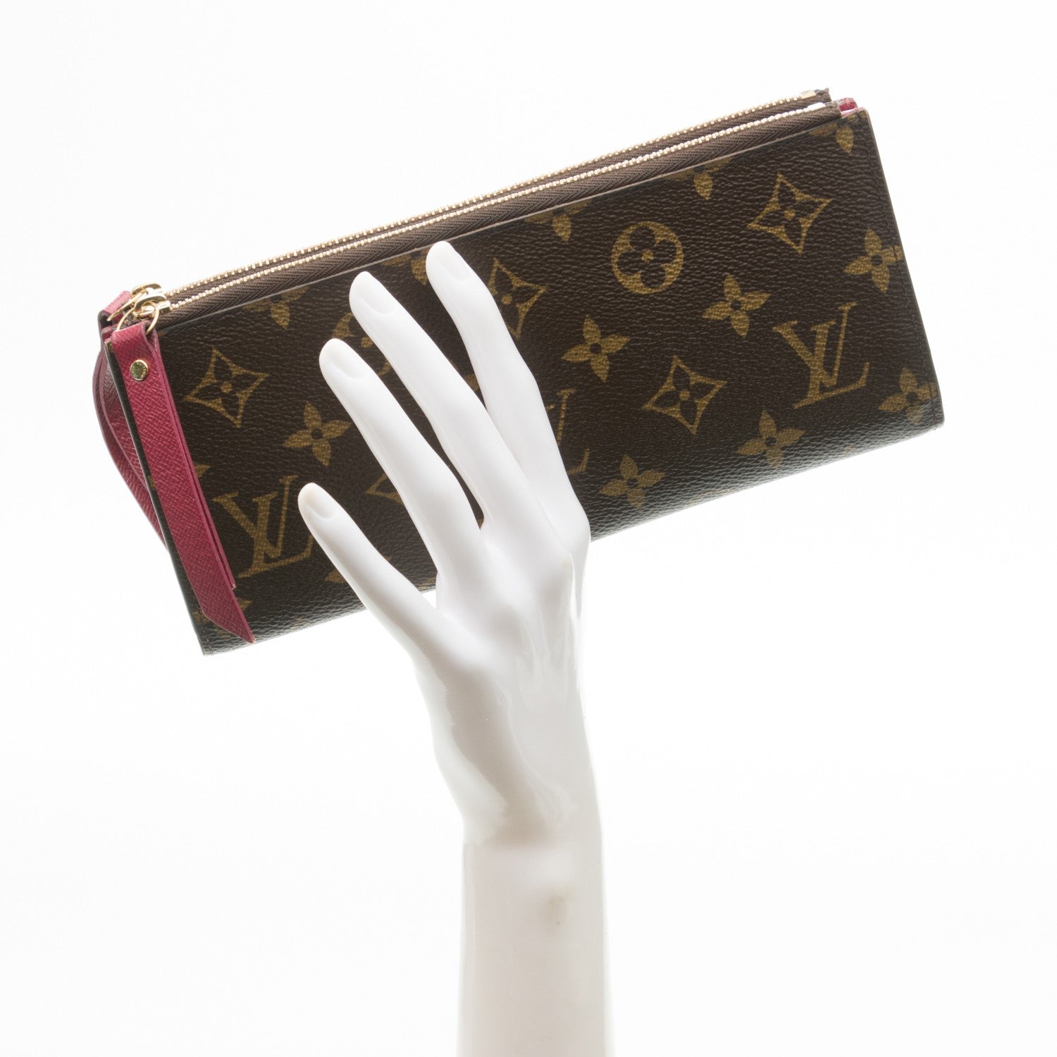 Louis Vuitton Monogram Adele Wallet Fuchsia 2 of 7