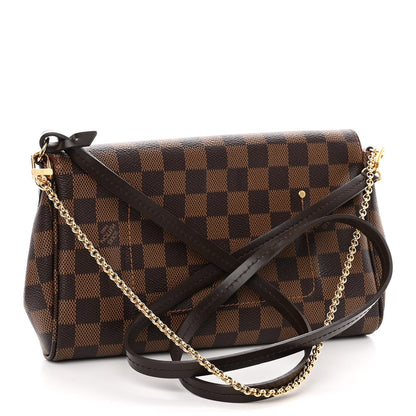 Louis Vuitton Damier Ebene Favorite MM 3 of 9