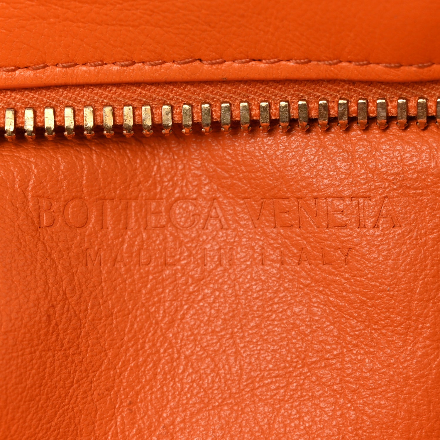 Bottega Veneta Nappa Intrecciato BV Twist Orange 6 of 12