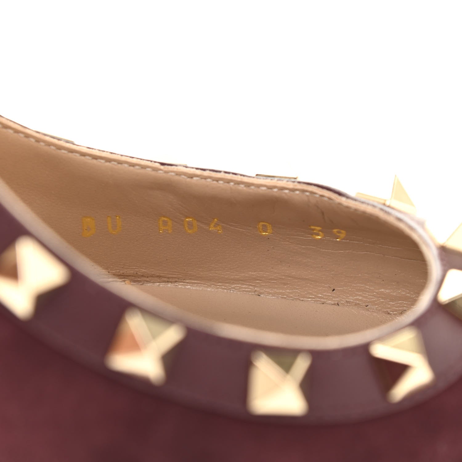 Valentino Garavani Suede Rockstud 85mm Pumps 39 Camelia 8 of 14
