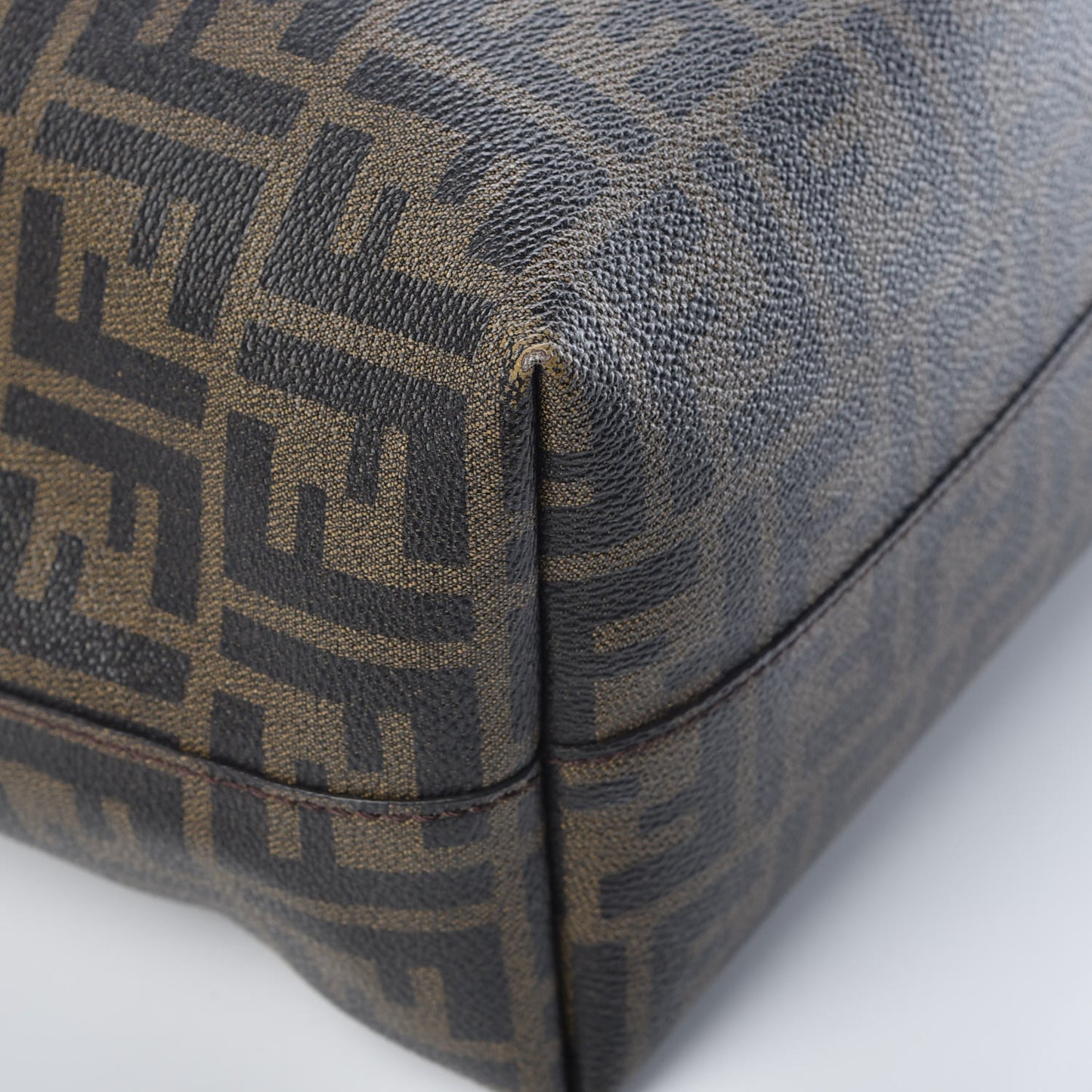 Zucca Spalmati Medium Roll Tote Tobacco Moro