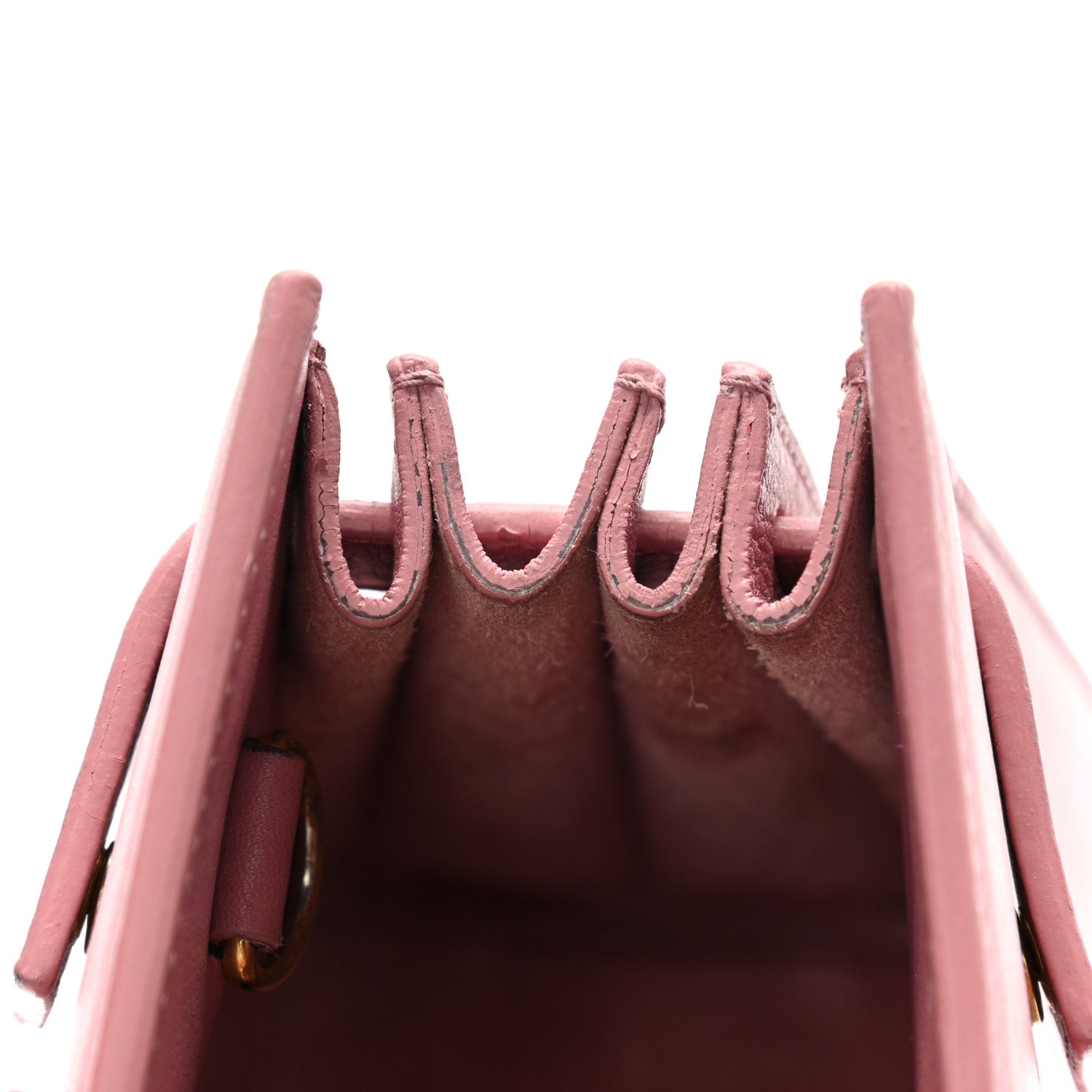 Saint Laurent Calfskin Nano Sac De Jour Rose Dark 9 of 14