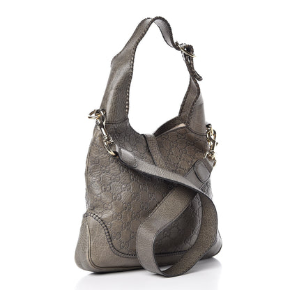 Gucci Guccissima Medium New Jackie Shoulder Bag Olive Green 3 of 13