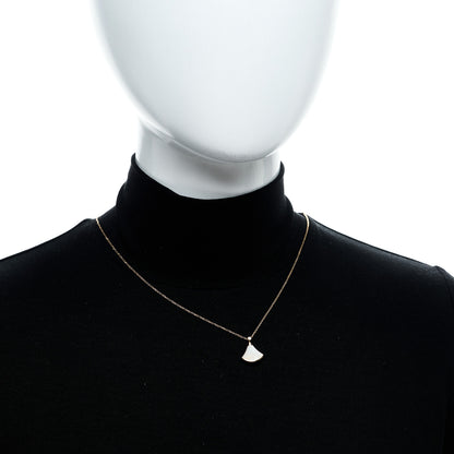 Bulgari 18K Rose Gold Diamond Mother of Pearl Small Divas' Dream Pendant Necklace 3 of 6