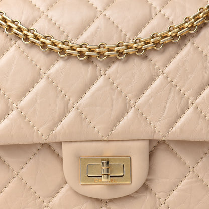 Chanel Aged Calfskin Quilted 2.55 Reissue 226 Flap Light Beige 13 of 14