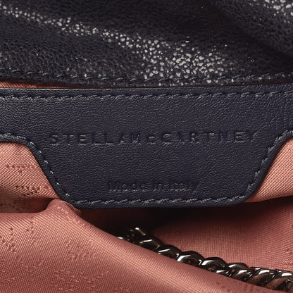 Stella McCartney Shaggy Deer Mini Falabella Fold Over Tote Navy 9 of 11