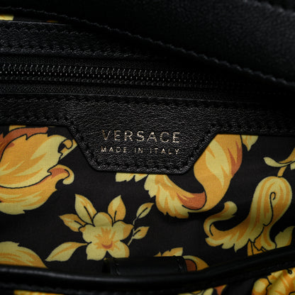 Versace Calfskin Palazzo Medusa Backpack Black 5 of 10