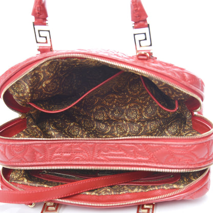 Versace Barocco Quilted Nappa Vanitas Demetra Bag Red 7 of 28