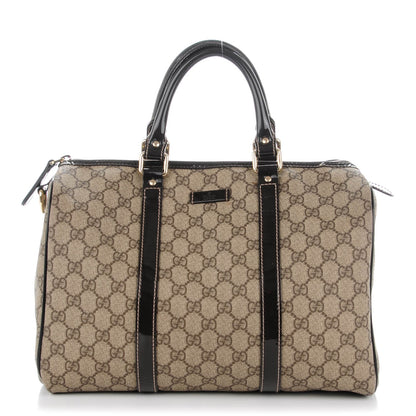 Gucci GG Plus Monogram Medium Joy Boston Dark Brown 1 of 7