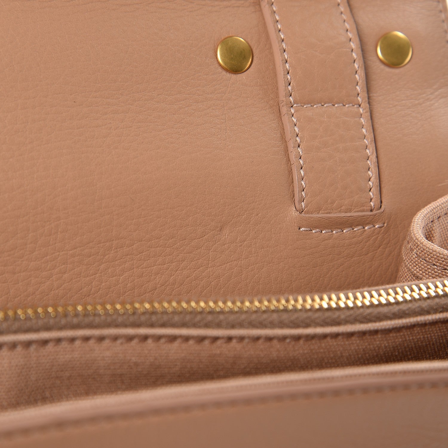 Saint Laurent Calfskin Canvas Small Muse Two Beige 13 of 13