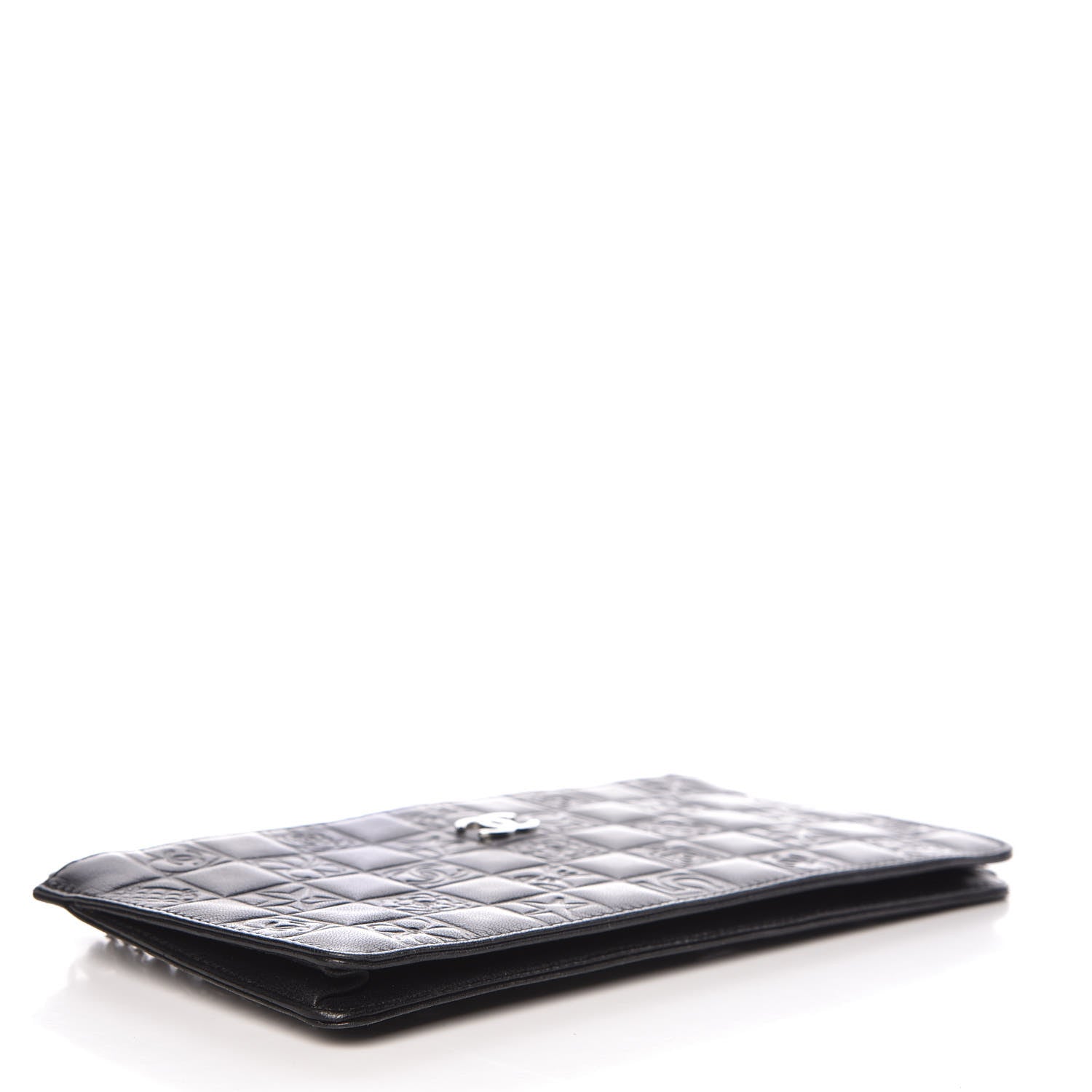 Chanel Lambskin Precious Symbols Pochette Black 7 of 9