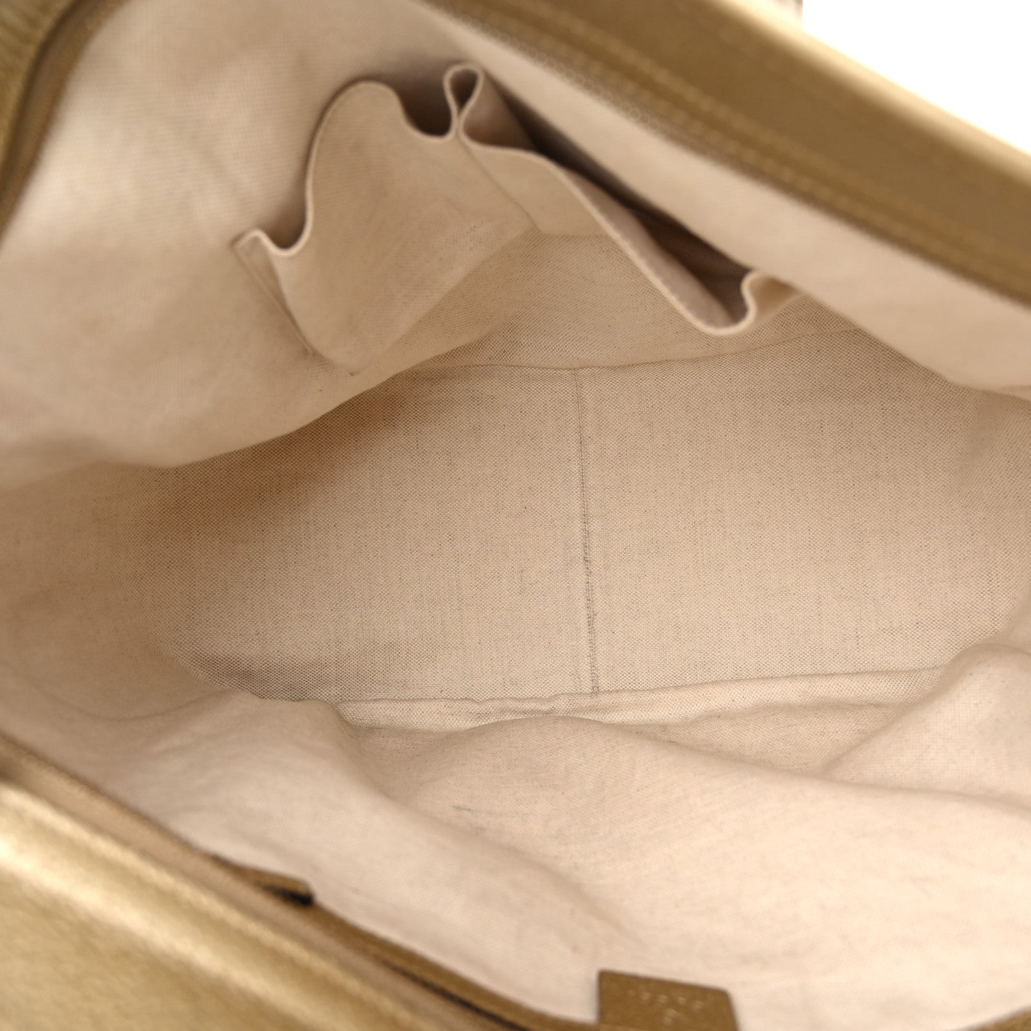 Gucci Monogram Medium Bree Zippered Tote Beige Golden Beige 5 of 12