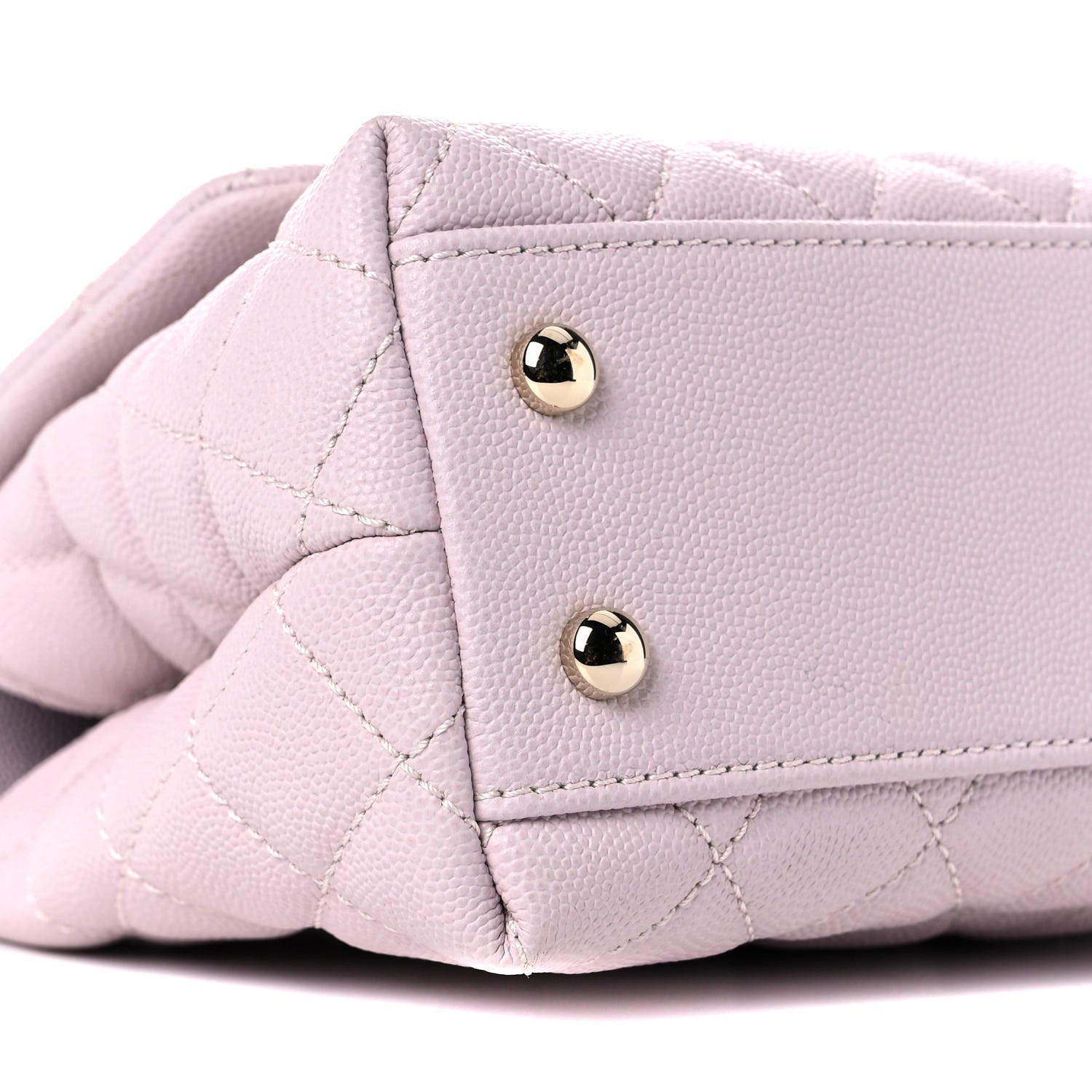 Chanel Caviar Quilted Mini Coco Handle Flap Lilas Lilac 8 of 10