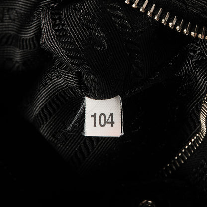 Prada Cervo Lux Chain Shoulder Bag Nero Black 7 of 9