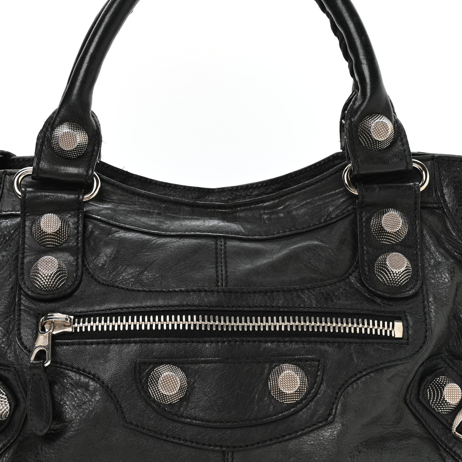 Balenciaga Agneau Giant 21 Silver Hardware Part Time Black 8 of 10