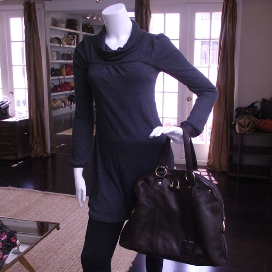 Saint Laurent Leather Oversize OS MUSE 2 of 15