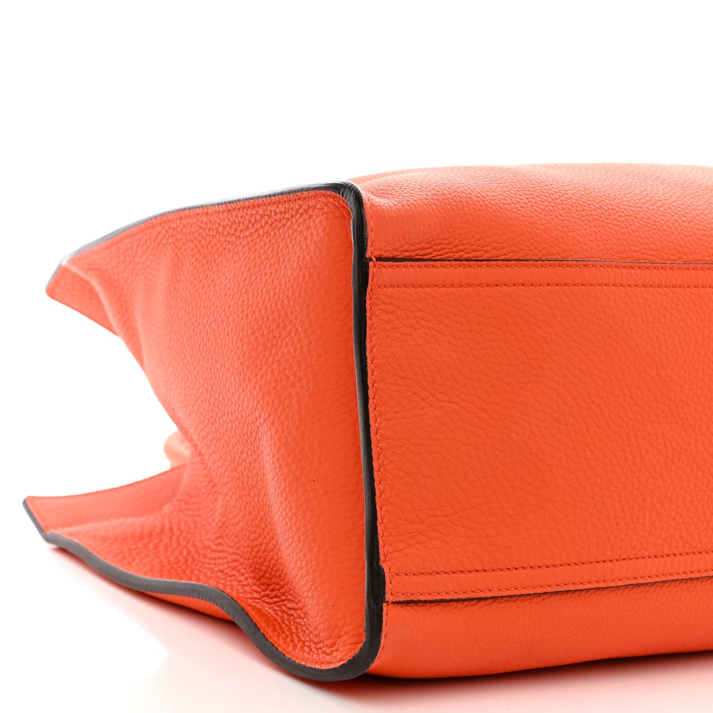 Soft Calfskin Medium Jackie Top Handle Bag Orange