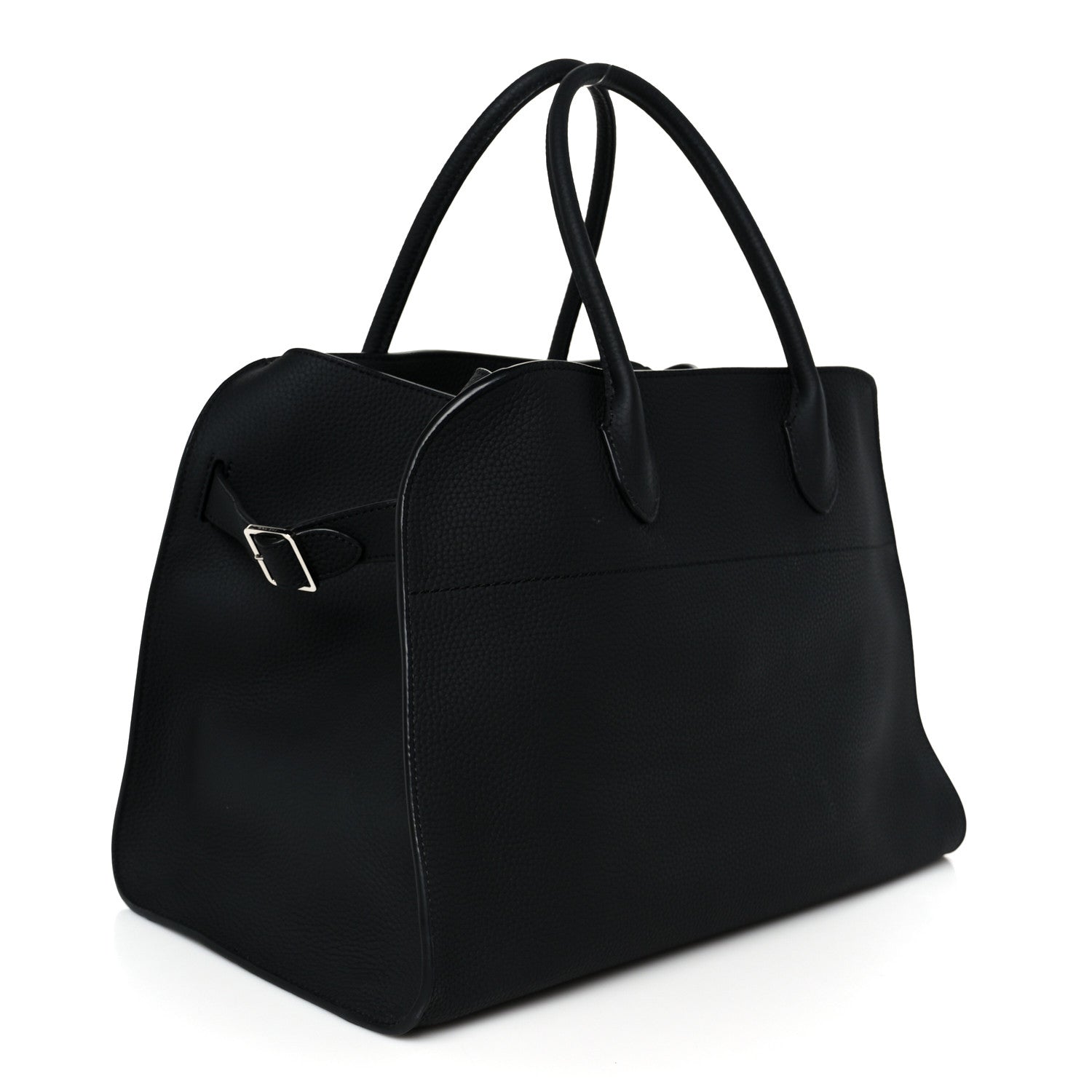 The Row Matte Grained Calfskin Soft Margaux 15 Black 3 of 10