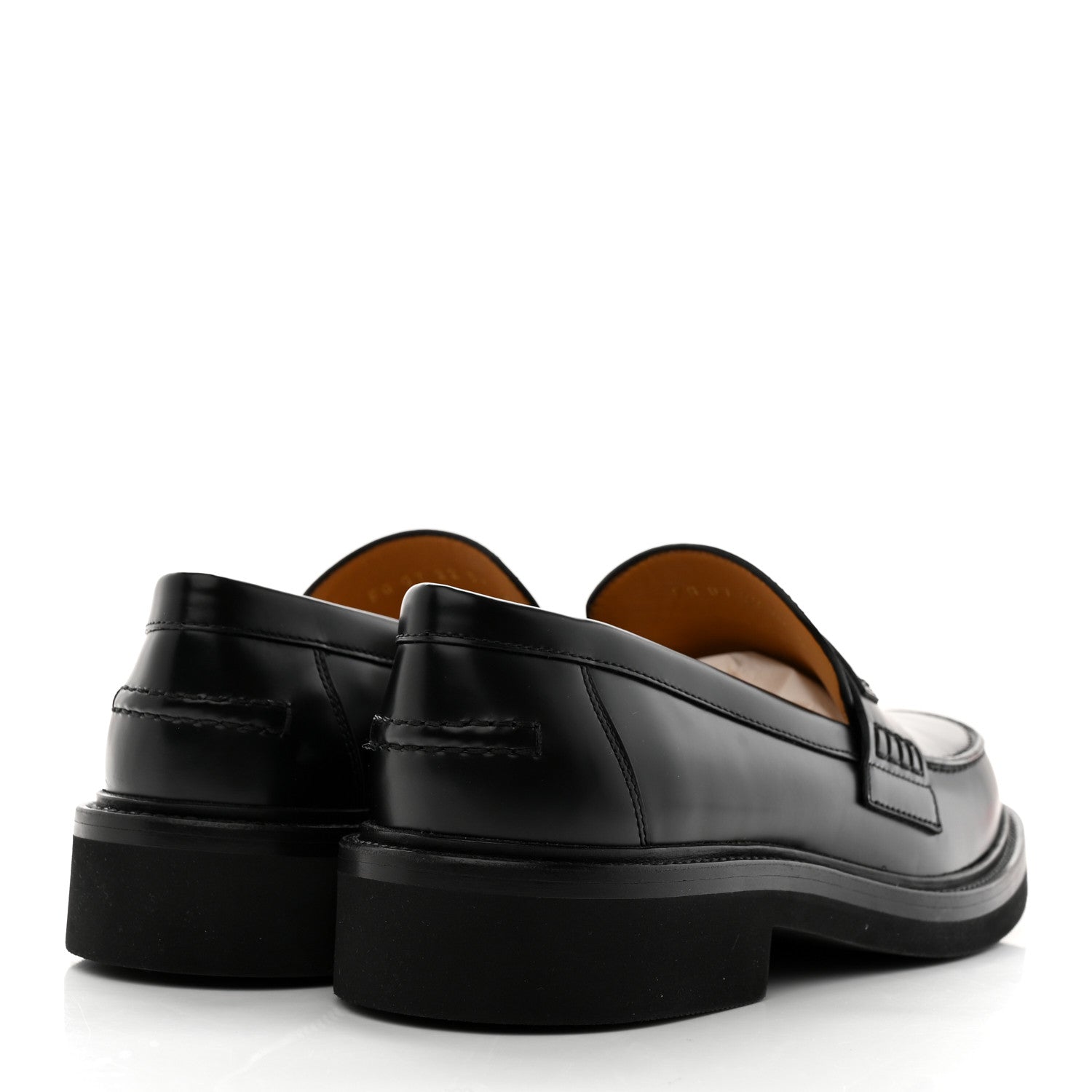 Christian Dior Brushed Calfskin Boy Loafers 39 Black 4 of 9