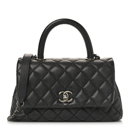 Chanel Caviar Quilted Mini Coco Handle Flap Black 1 of 9