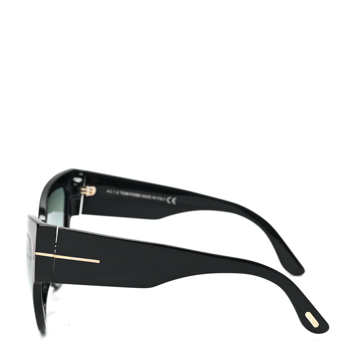Acetate Anoushka Cat Eye Sunglasses TF371 Black