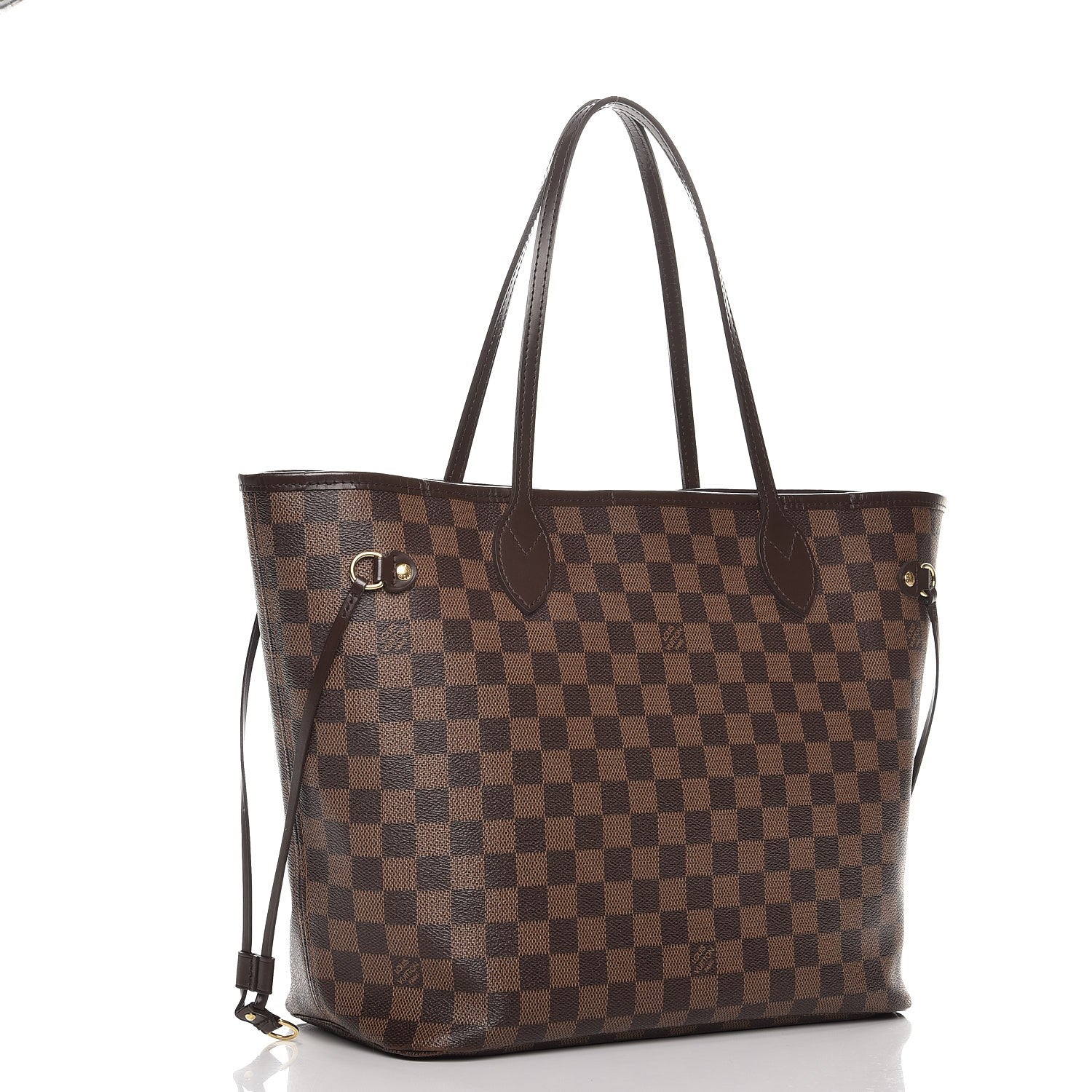 Louis Vuitton Damier Ebene Neo Neverfull MM Rose Ballerine 4 of 16