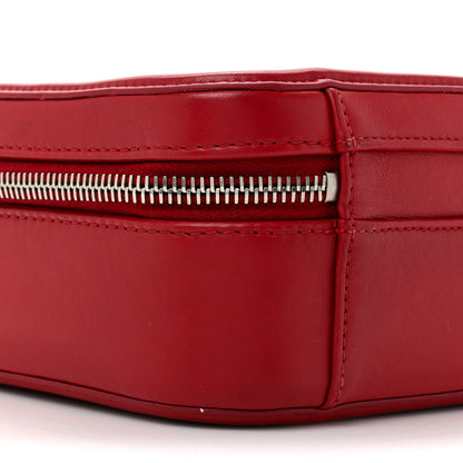 Chanel Lambskin Quilted Medium CC Filigree Vanity Case Dark Red 11 of 25