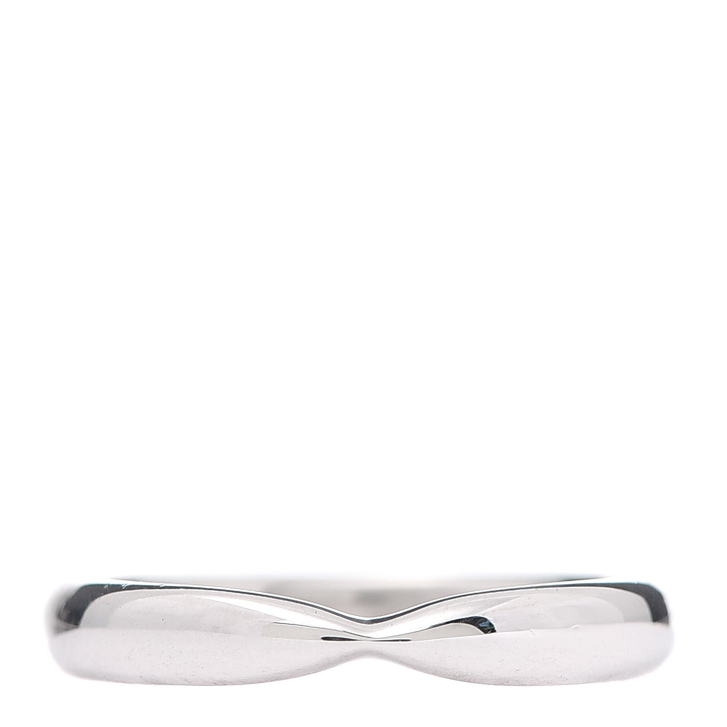 Tiffany Platinum 3mm Harmony Band Ring 50 5.5 1 of 5