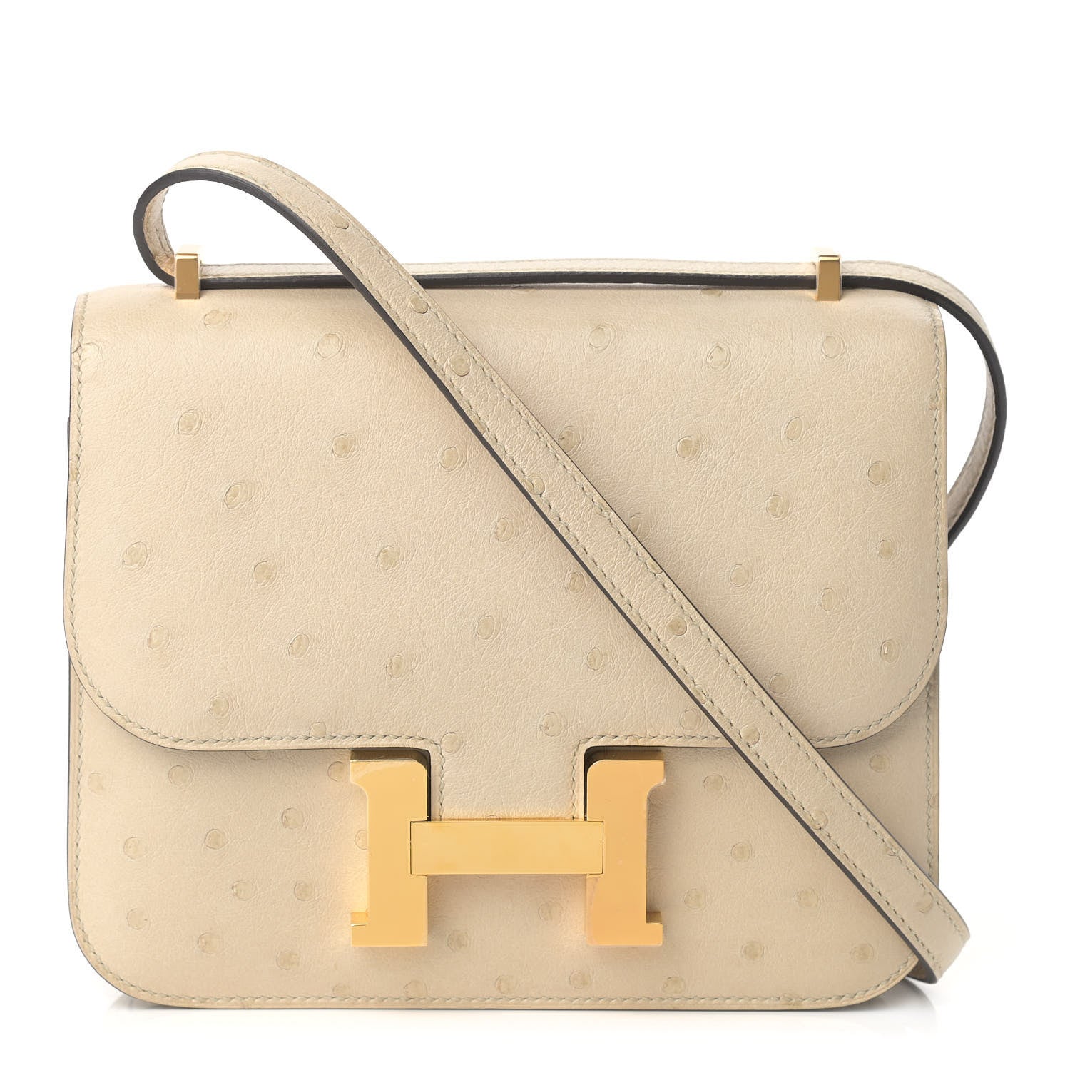 product image of hermes ostrich constance bag FASHIONPHILE