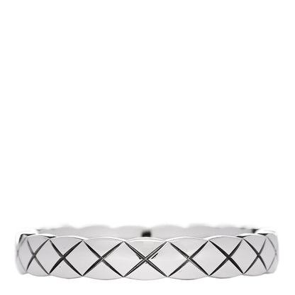 Chanel 18K White Gold Mini Coco Crush Ring 54 6.75 3 of 4