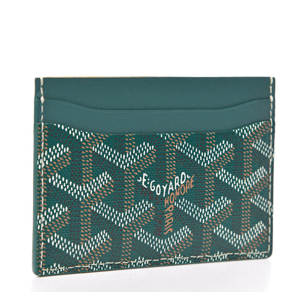 Goyard Goyardine Saint Sulpice Card Holder Green 3 of 7