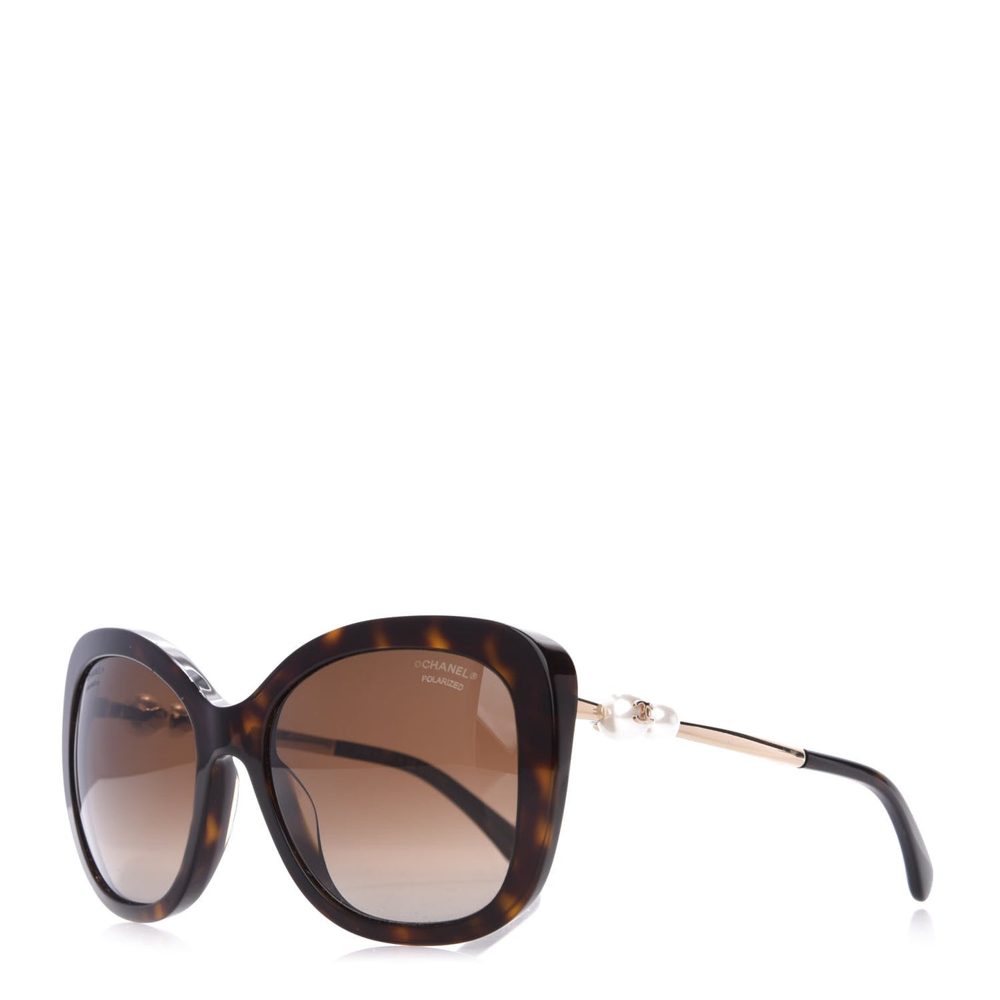 Square Winter Polarized Pearl Sunglasses 5339-H Tortoise