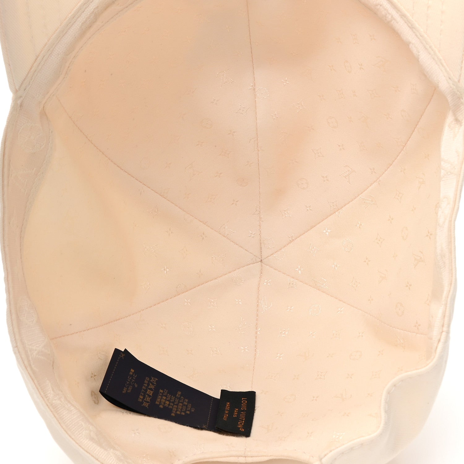 Louis Vuitton Cotton LV Signature Cap L Beige 6 of 7