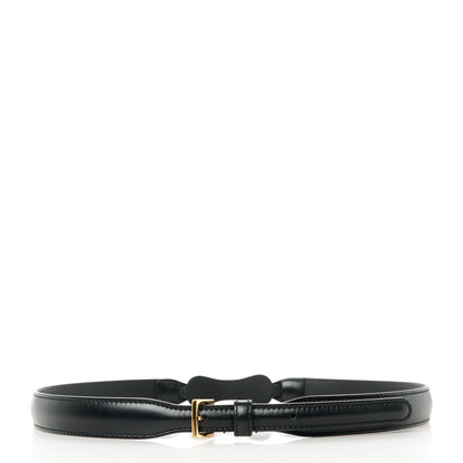 Gucci Efesto Leather Womens Horsebit 15/23mm Belt 80 32 Black 2 of 4