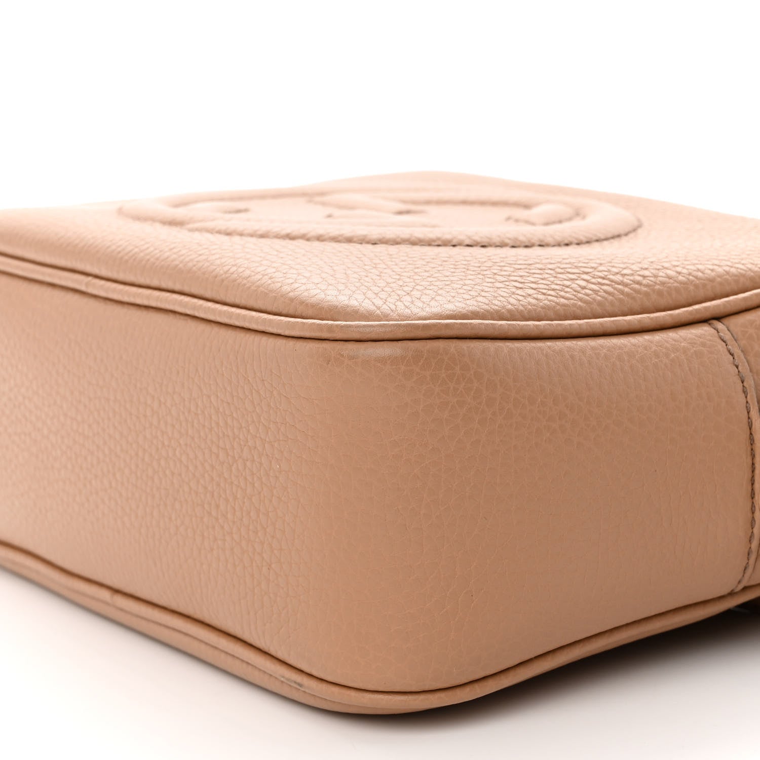 Gucci Pebbled Calfskin Small Soho Disco Bag Camelia 10 of 10