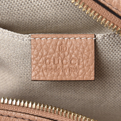 Gucci Pebbled Calfskin Small Soho Disco Bag Rose Beige 7 of 7