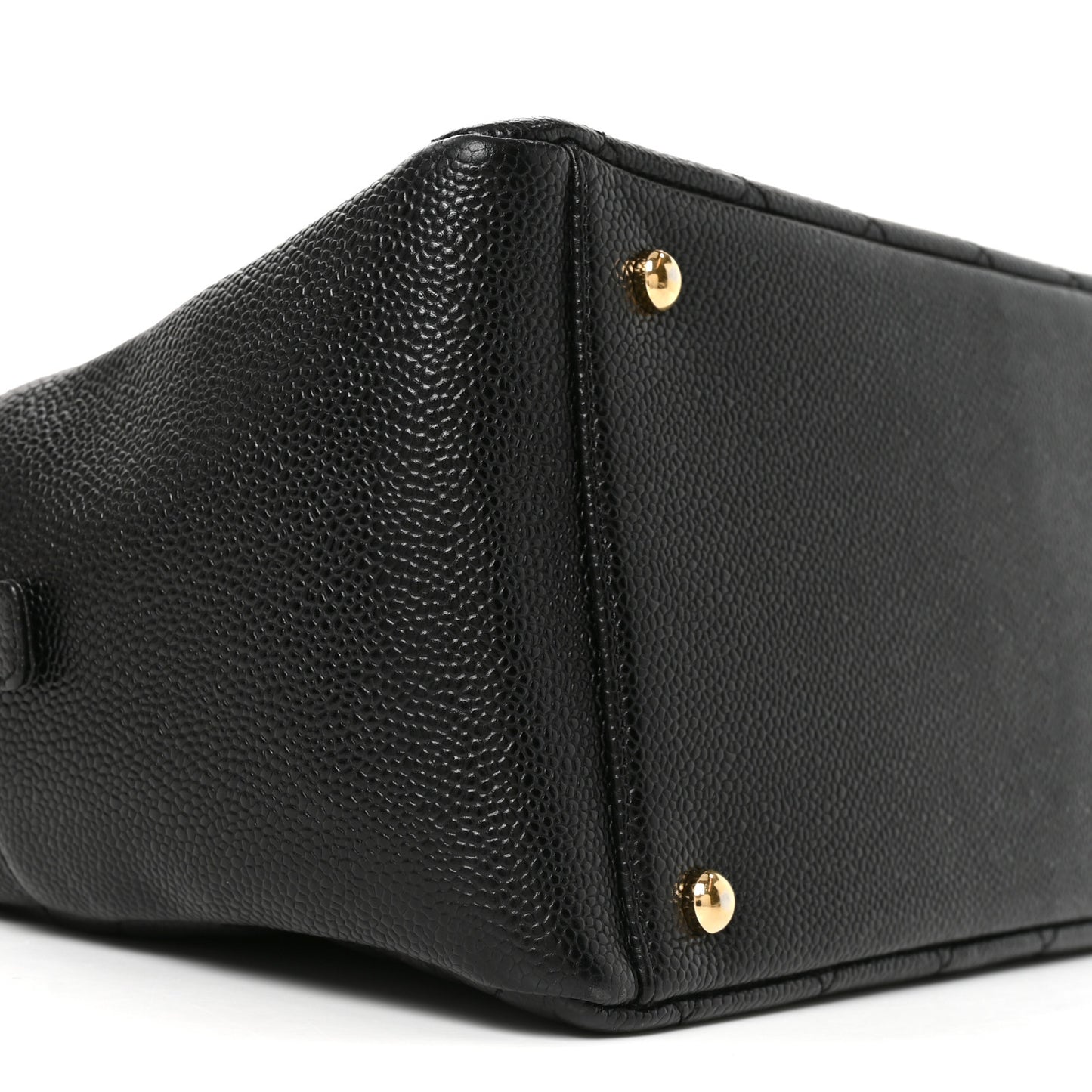 Caviar Quilted Petit Timeless Tote PTT Black