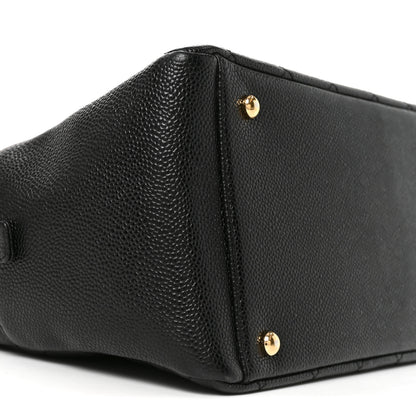 Chanel Caviar Quilted Petit Timeless Tote PTT Black 9 of 10