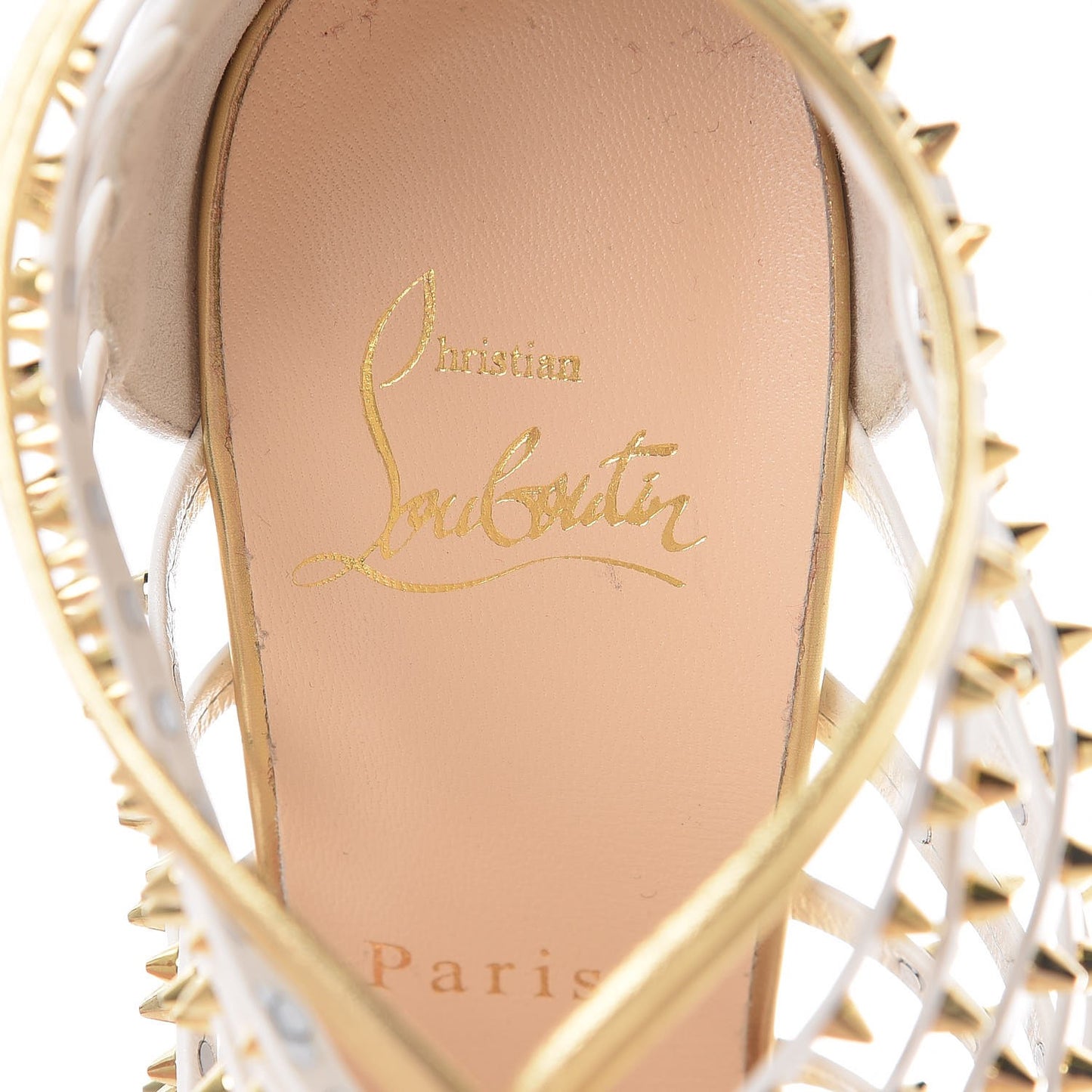 Kid Nappa Millaclou 100 Cage Sandals 36.5 Edelweiss Gold