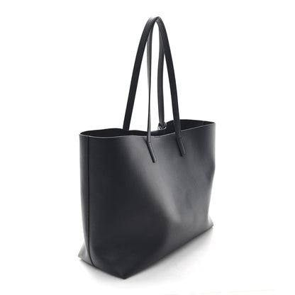 Saint Laurent Calfskin Large Shopping Tote Navy 4 of 13