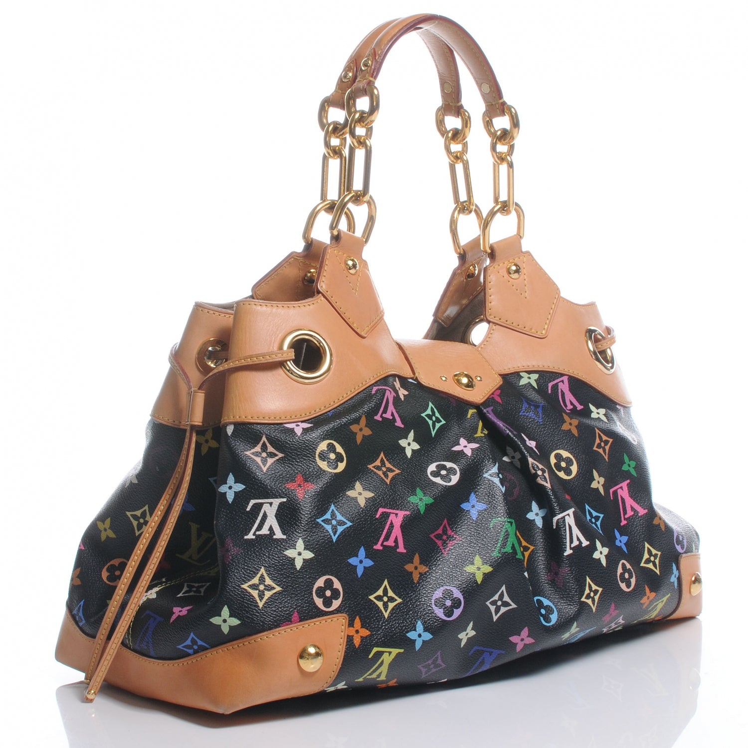 Louis Vuitton Monogram Multicolor Ursula Black 3 of 7